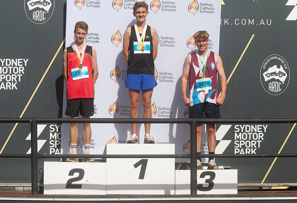 Secondary Cross Country Championships 2022 Podium finishers